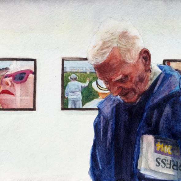Paul Regan VPRWS - Dad with Martin Parr at Dorcester Hospital