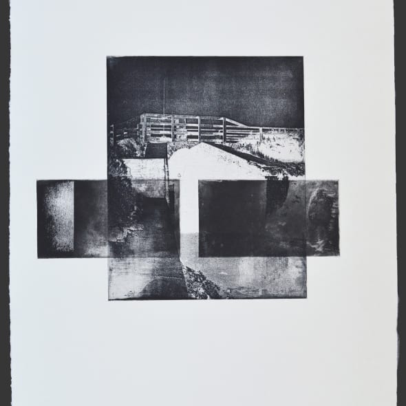 Ian Rawlinson ARE, 'Sluice', photo etching & aquatint on paper