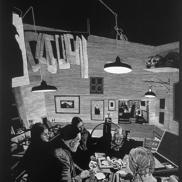 'Anatomy Class, Bones of the Skull'