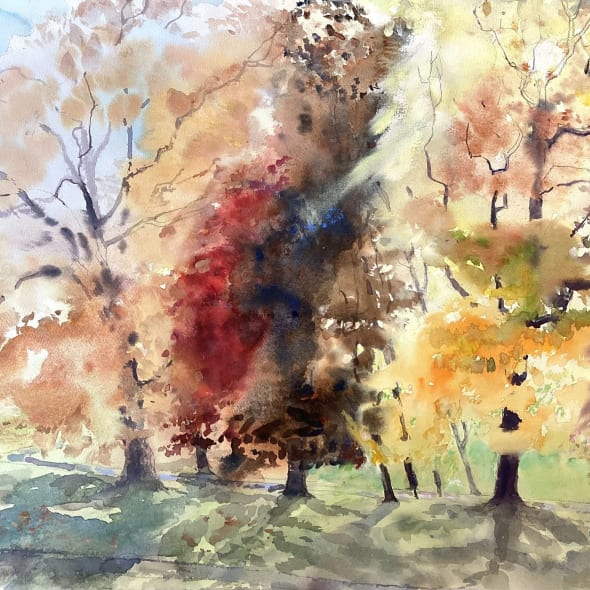 WORKSHOP: Letting Go and Being Bold with Landscape in Watercolour