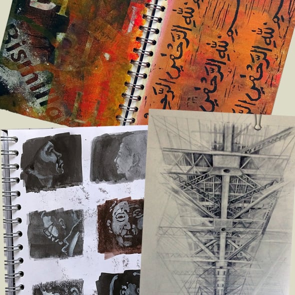 RE ORIGINAL PRINTS 2019: Talking about sketchbooks 