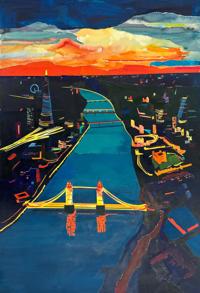 Sunset over Tower Bridge