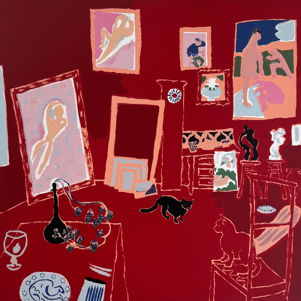 Matisse's cat - The Red studio