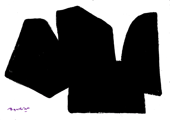 Abstract Cobalt Violet