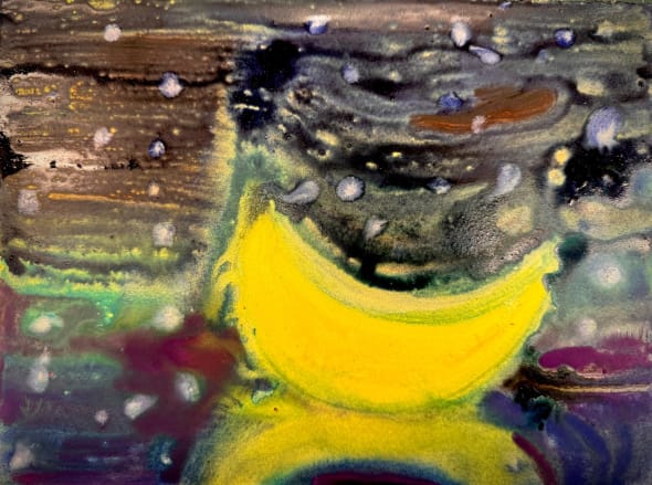 The moon on the pond