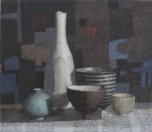 Still Life with a Touch of Blue