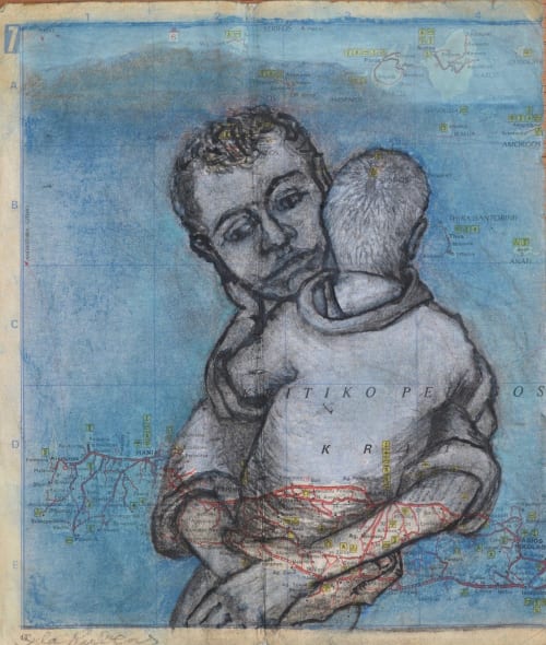 Boy Carrying Young Child