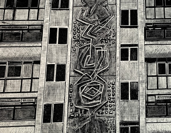Mural on Thornfield House