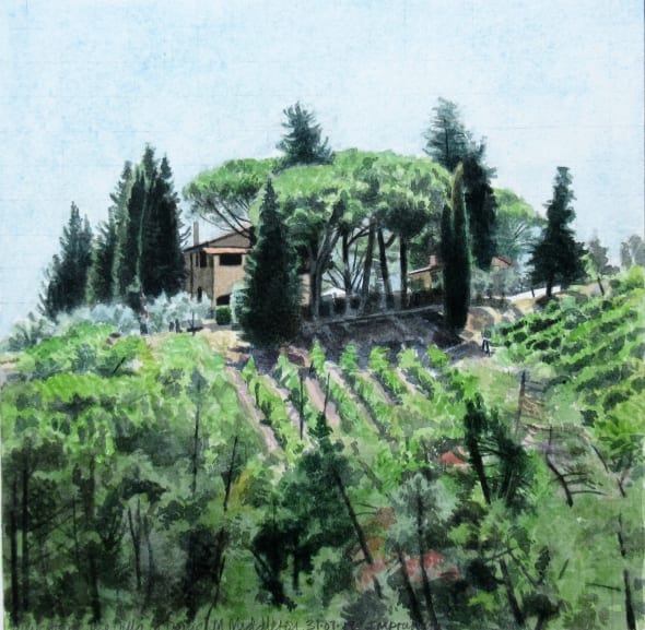 View from Villa la Dame, Impruneta