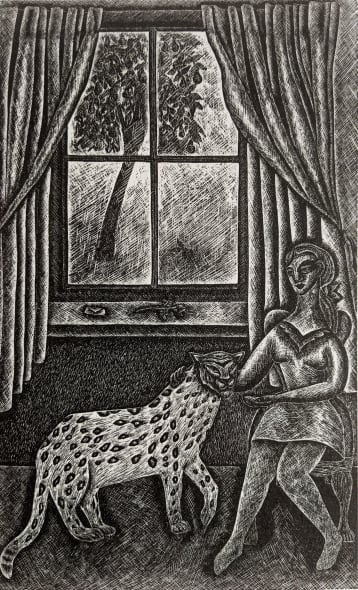 Pear Tree and Snow Leopard