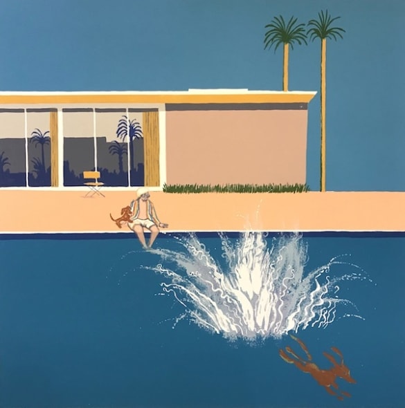 Hockney's Dog - An Even Bigger Splash