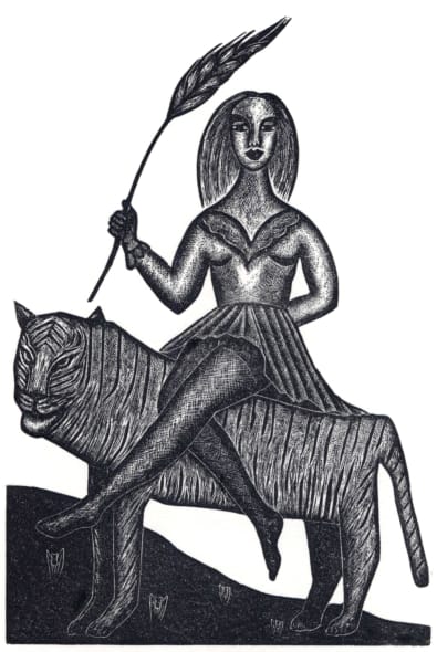 Woman on a Tyger