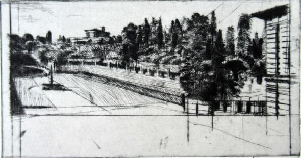 Behind the Pitti palace