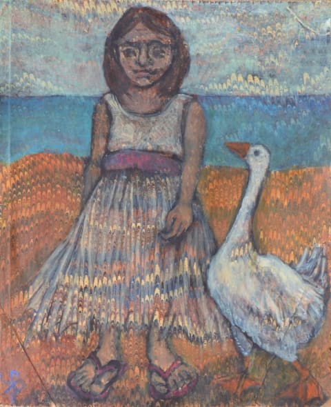 Girl with Goose