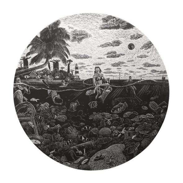 Fruits de Mer.... Collaboration Ade Adesina/David Mach