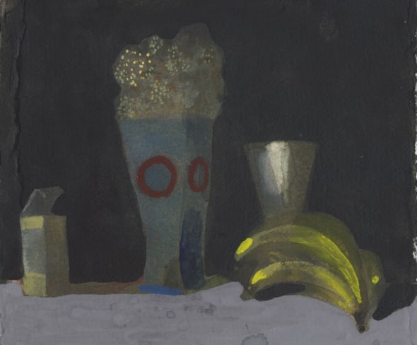 Still Life with Flowers & Bananas