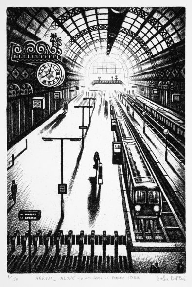 Arrival Alone - Kings Cross St Pancras Station