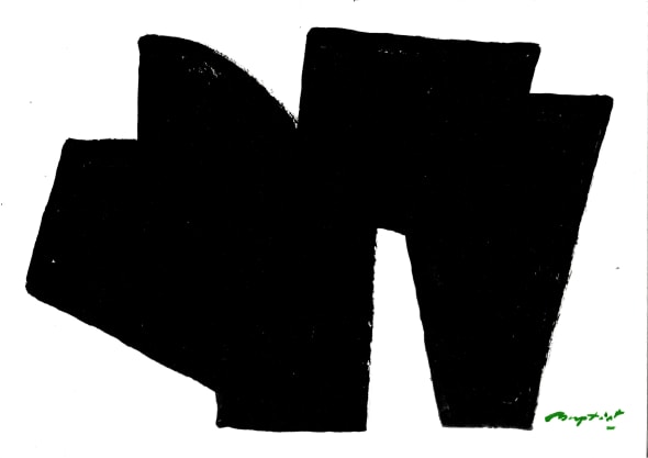 Abstract Phthalo Green