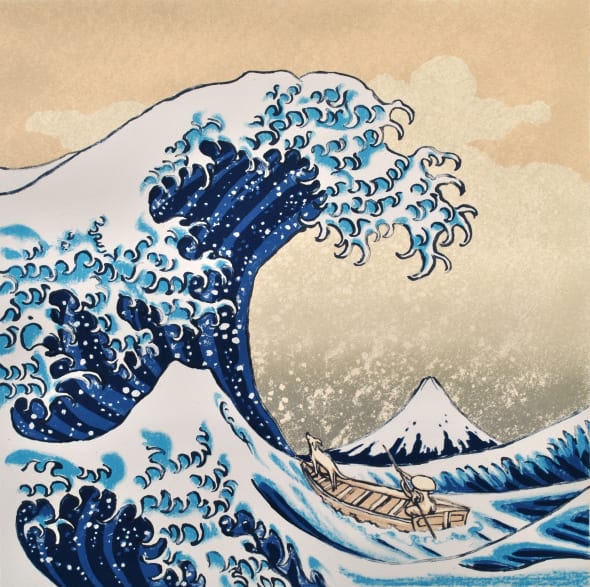 Hokusai's Dog