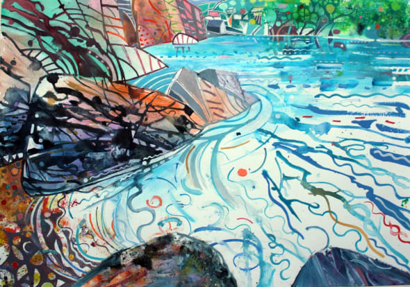 Incoming Tide, Rocky Beach, Hope Cove