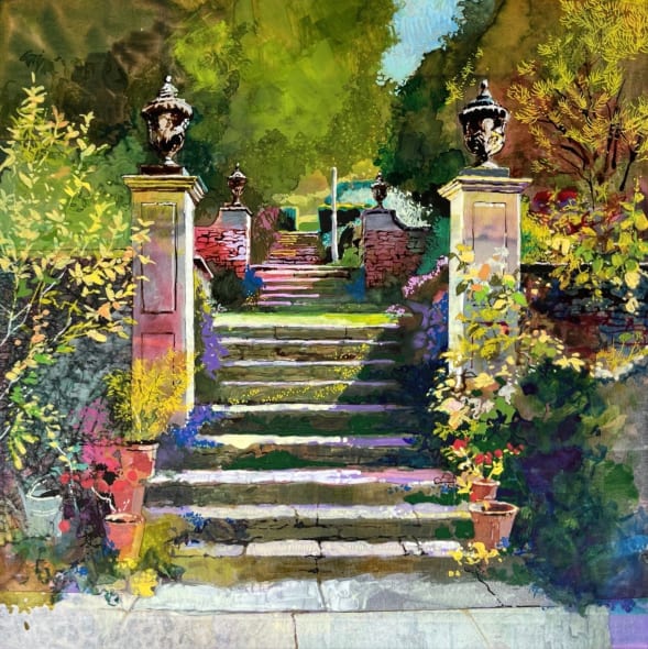 Stairway at Iford Manor Garden