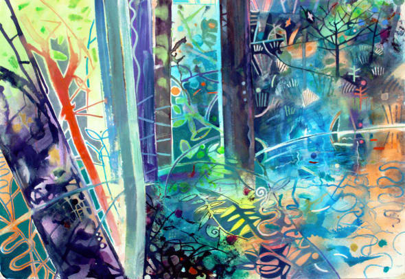 Woodland Water, Brownsea Island, Late Afternoon, 2025