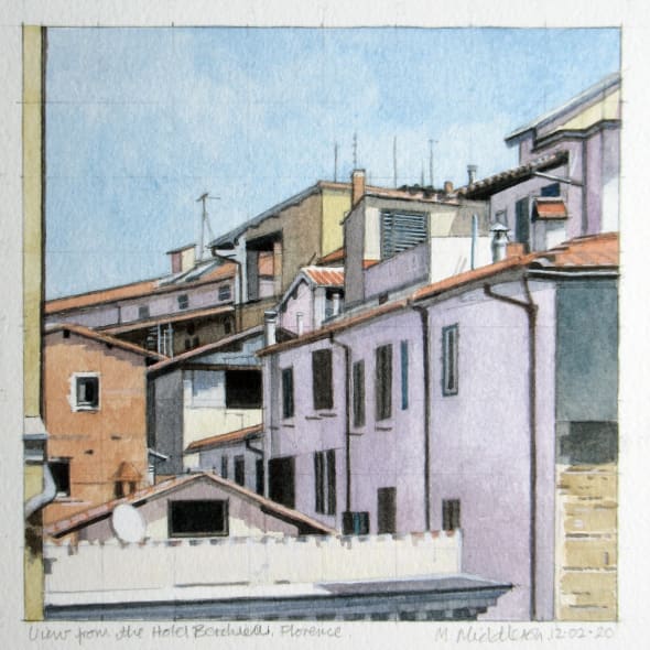 View from the Hotel Berchielli Florence