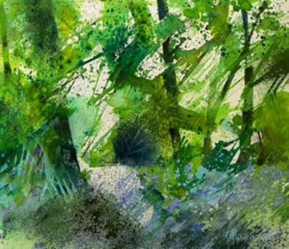 Bluebell Wood, A Misty Memory