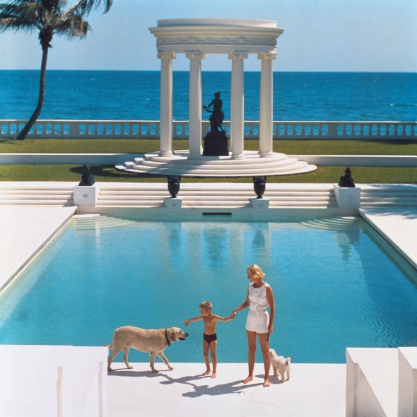 Photographer Slim Aarons' "Nice Pool" C-type print