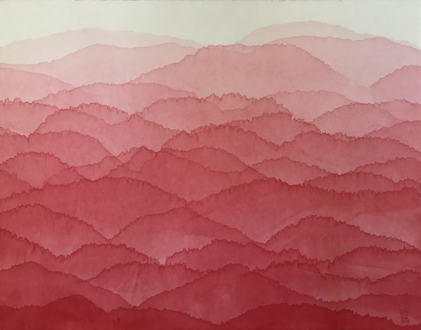 <span class="artist"><strong>Minjung Kim</strong></span>, <span class="title"><em>Red Mountain</em>, 2018</span>