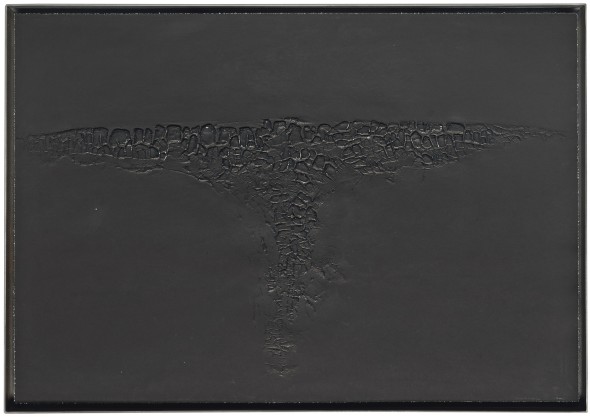 <span class="artist"><strong>Alberto Burri</strong></span>, <span class="title"><em>Cretti: F</em>, 1971</span>