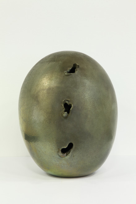 <span class="artist"><strong>Lucio Fontana</strong></span>, <span class="title"><em>Concetto Spaziale</em>, 1962-63</span>