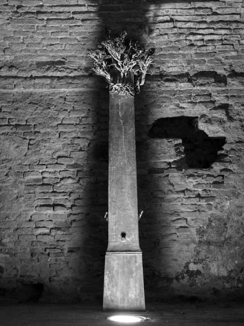 <span class="artist"><strong>IVAN THEIMER</strong></span>, <span class="title"><em>Obelisco con vegetazione</em>, 1984</span>