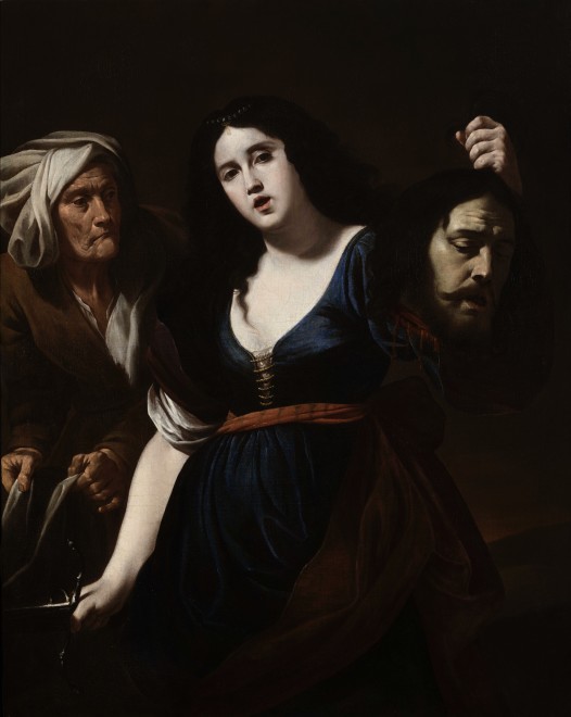 <span class="artist"><strong>Andrea Vaccaro</strong></span>, <span class="title"><em>Judith with the Head of Holofernes</em>, c. 1630s</span>