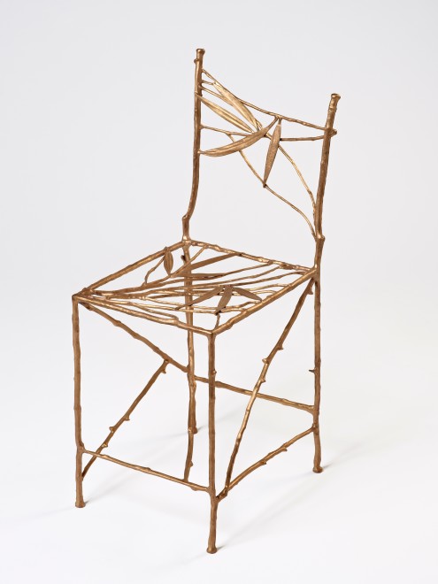 <span class="artist"><strong>Claude Lalanne</strong></span>, <span class="title"><em>Chaise Feuilles Bambou (Gauche)</em>, 2010/2011</span>