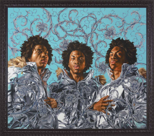 <span class="artist"><strong>Kehinde Wiley</strong></span>, <span class="title"><em>Triple Portrait of Charles II</em>, 2008</span>