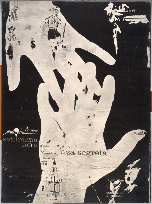 <span class="artist"><strong>Mimmo Rotella</strong></span>, <span class="title"><em>Violenza Segreta</em>, 1963</span>