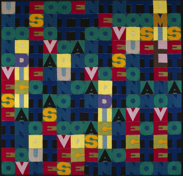 <span class="artist"><strong>Alighiero Boetti</strong></span>, <span class="title"><em>Senza Titolo (MILLENOVECENTO SETTANTOTTO)</em>, 1978</span>
