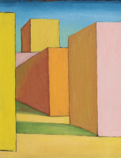 <span class="artist"><strong>Salvo</strong></span>, <span class="title"><em>City</em>, 1983</span>