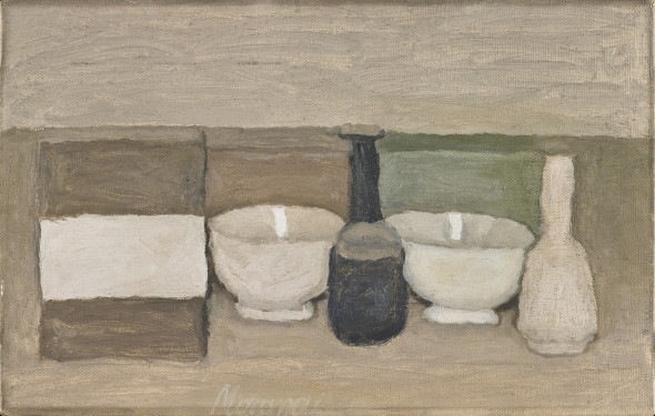 <span class="artist"><strong>Giorgio Morandi</strong></span>, <span class="title"><em>Natura Morta</em>, 1954</span>