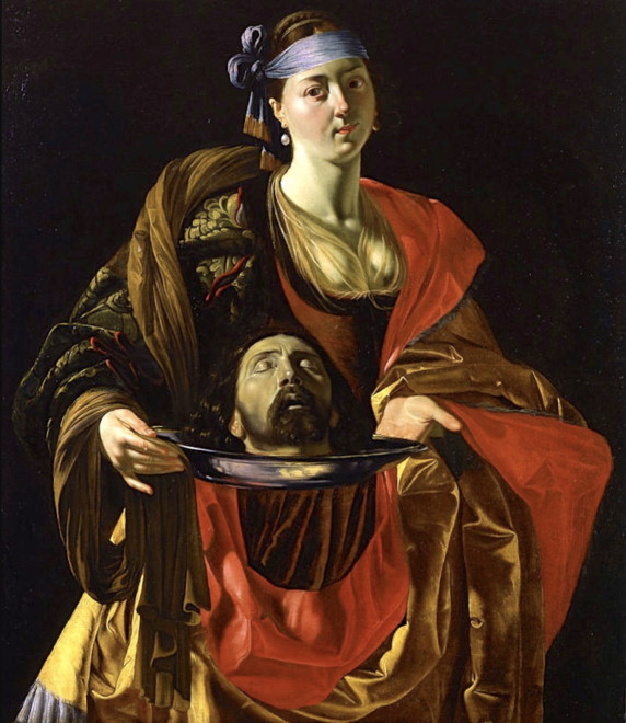 <span class="artist"><strong>Attributed to Juan Bautista Maino</strong></span>, <span class="title"><em>Salome with the Head of Saint John the Baptist</em>, ca. 1611</span>