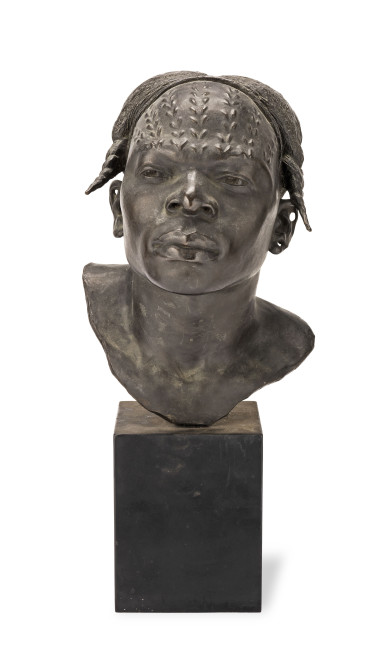 <span class="artist"><strong>Herbert Ward</strong></span>, <span class="title"><em>Bust of a Man from the Vicinity of the Arumini River</em>, About 1900</span>