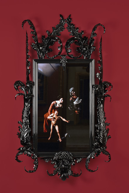 <span class="artist"><strong>Mat Collishaw</strong></span>, <span class="title"><em>Black Mirror, Leo Minor</em>, 2014</span>
