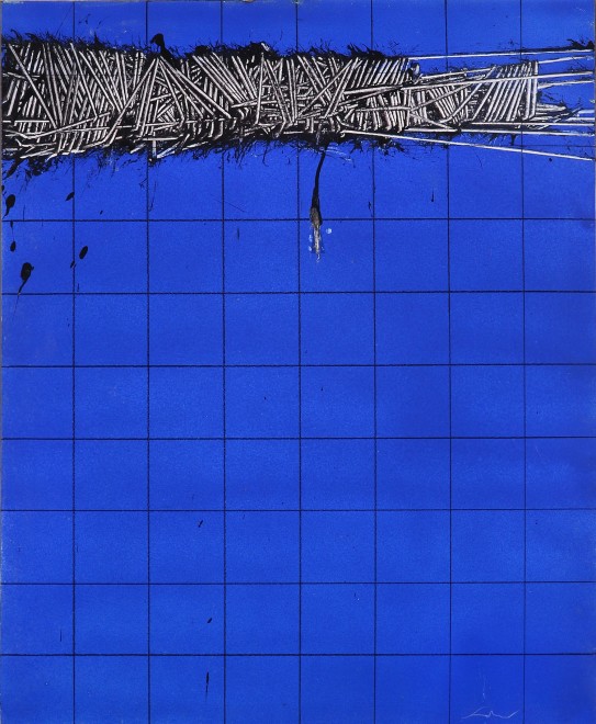 <span class="artist"><strong>Emilio Scanavino</strong></span>, <span class="title"><em>Nel blu (Into the Blue)</em>, 1971</span>