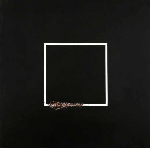 <span class="artist"><strong>Emilio Scanavino</strong></span>, <span class="title"><em>Modificazione di un lato del quadrato (Modification of a Side of the Square)</em>, 1073</span>