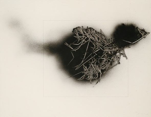 <span class="artist"><strong>Emilio Scanavino</strong></span>, <span class="title"><em>La meteora (The Meteor)</em>, 1982</span>