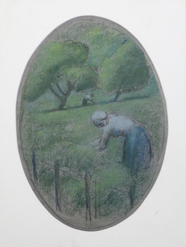 Julio Gonzalez, Paysans dans une prairie, c.1919-20