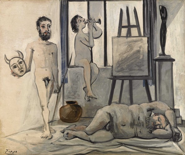 Pablo Picasso, Nus Masculins (Les trois âges de l’homme), 1942