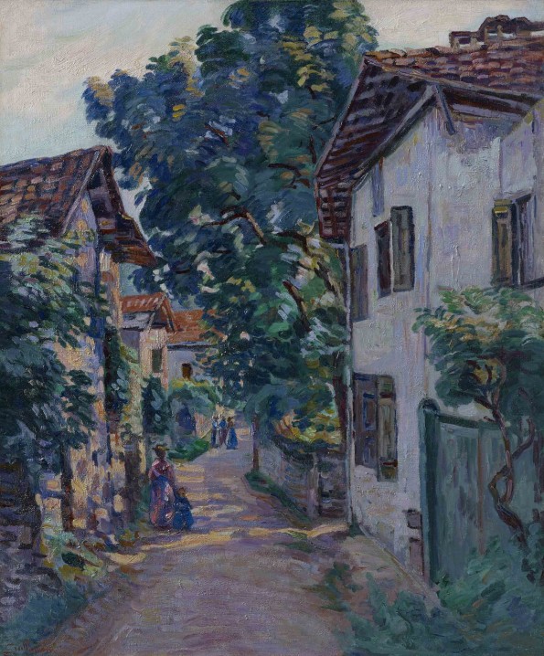 Jean Baptiste Armand Guillaumin, Une rue à Epinay sur Orge, c.1885