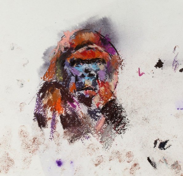 Paul Richards, Study for Gorilla Head, 2010